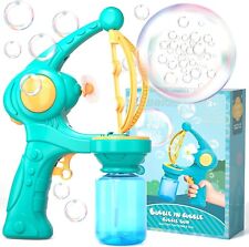Bennol Bubble Machine Gun for Girls Kids, Automatic Bubble Gun Blower Maker UK