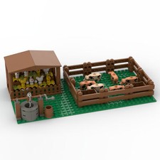 Building block toy assembly