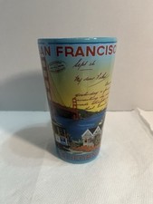San Francisco California Coffee Tea Cup Mug Lanza Holds 16 oz Trolley EUC. 1259