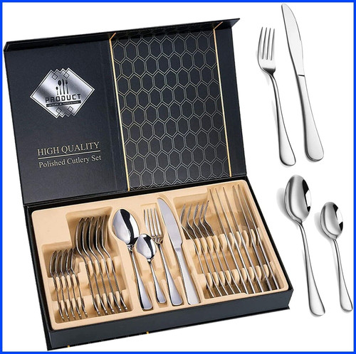 Pcs cutlery set stainless - pcs,