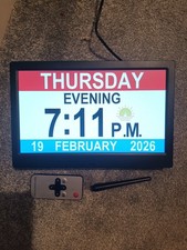 Large Digital Day Calendar