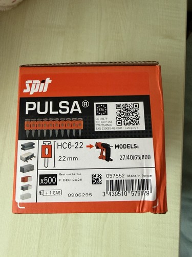 Spit pulsa nails 22mm - 22mm,
