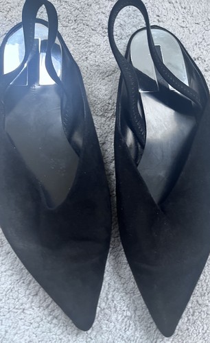 Zara black slingback - black,