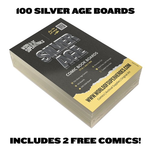 100 silver age comic book - age,