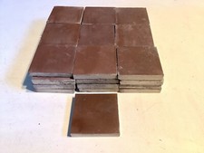 20 x Brown Encaustic Geometric Floor Tile 3” square x 1/2” thick SINGLE TILE