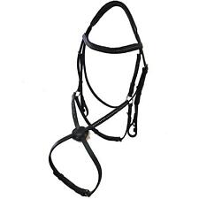 Horse Leather Grackle Bridle Adjustable Show Jumping Competition Equine Riding
