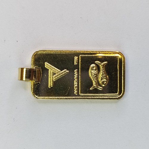 Gold plated fine silver - gold,