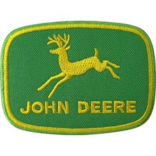 John Deere Tractor Patch Iron Sew On Clothing Overalls Coat Cap Embroidery Badge