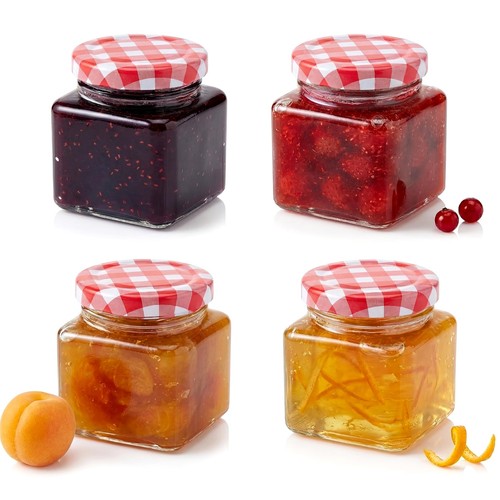 Small glass jars screw top - small,