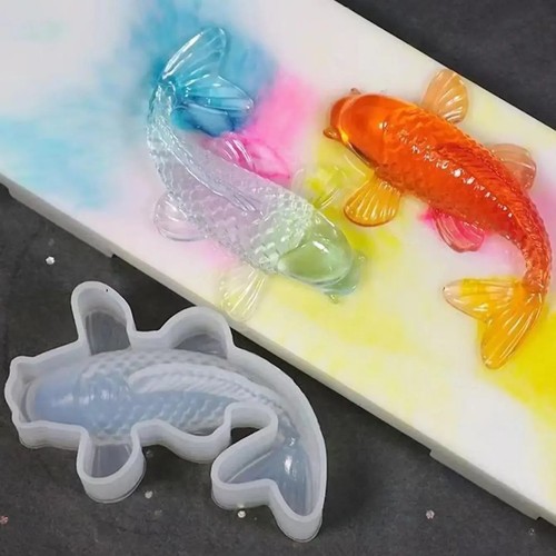 Koi fish silicone resin - resin, mould