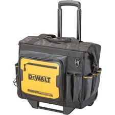 DEWALT Pro 18" Wheeled Tool Bag Case 36 Pockets Rolling Storage Yellow/Black