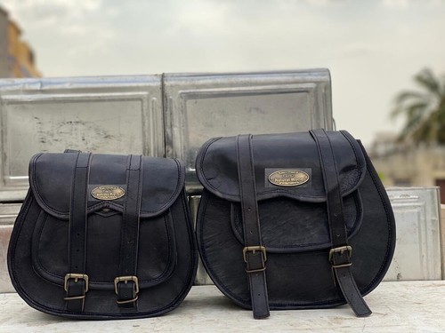 Inch leather panniers bag - 11,