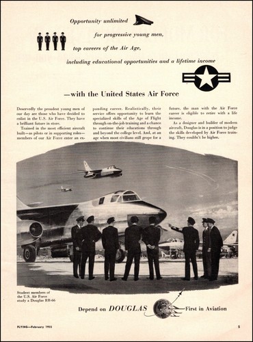 1955 vintage aircraft - , ad