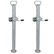 Drop Stand Stabilising Leg 48mm x 700mm for Trailer Caravan with Clamp 2pc