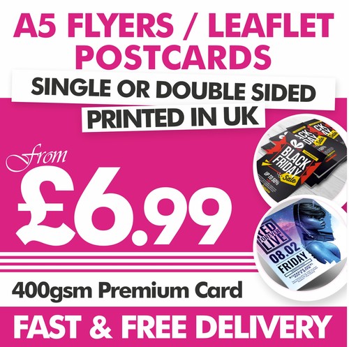 Postcard flyer leaflet - a5,