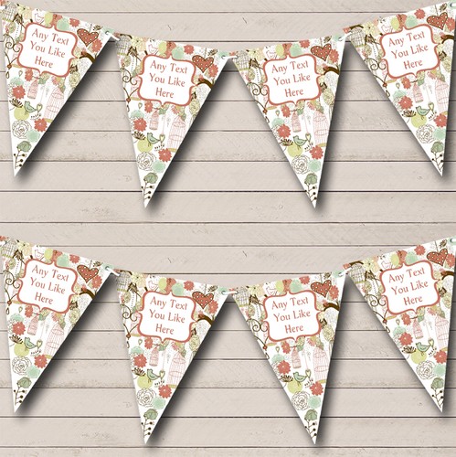 Tea party birdcage - party, vintage