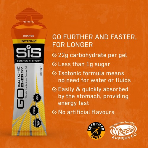 Sis isotonic energy gels - energy,