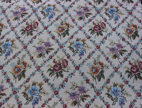 Vintage floral tapestry - vintage,