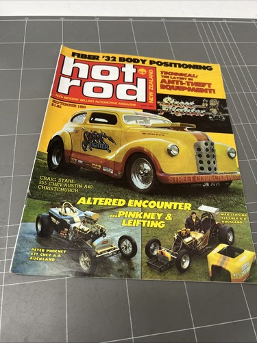 Vintage car magazine - magazine, rod