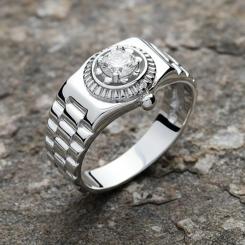 9ct white gold watch style - gold,