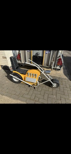 Fairground ride chopper bike - fairground,