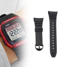 Watch Strap Flexible Black