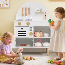 Wooden Kitchen Playset Kids