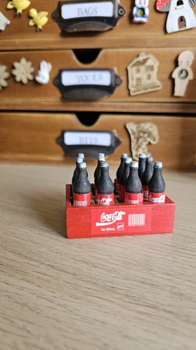 Miniature dollshouse coca - miniature, cola