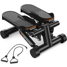 Sportsroyals Stepper for Exercise, Stair Stepper with Resistance Bands, Mini Ste