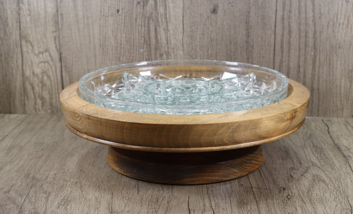 Handmade lazy susan - susan, oak
