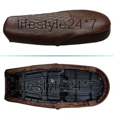 Royal Enfield "D28 Premium Touring Leather Dual Seat" For GT & Interceptor 650