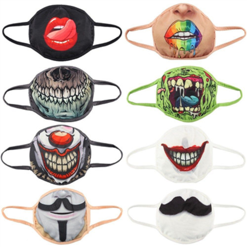 Novelty face masks reusable - novelty,