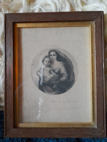 Madonna and child framed print - madonna,