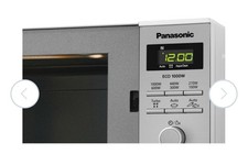 Panasonic NN-SD27HSBPQ Solo Inverter Microwave Oven 23L, 1000W, Stainless Steel