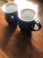 2 X DENBY IMPERIAL BLUE