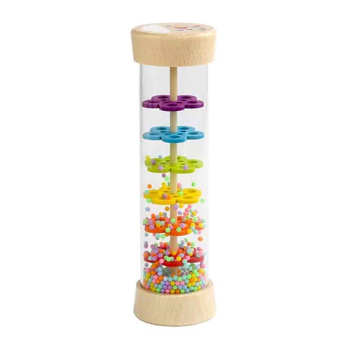 Wooden baby rattle rain stick - rain,