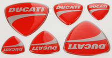 Ducati Corse Swoosh Design 3d Gel Decals Stickers Set Of 6 1st Class Post New