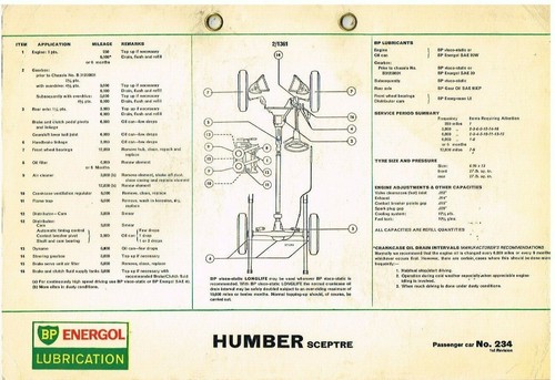 Humber super snipe saloon - humber,