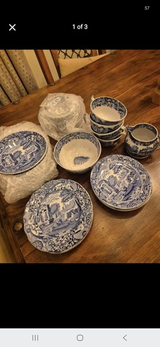 Spode italian england blue - italian,