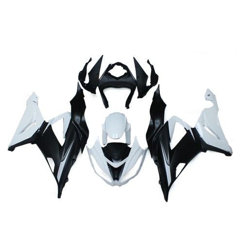 Gloss black white - black,