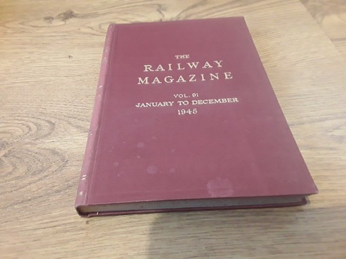 The railway magazine bound - the,