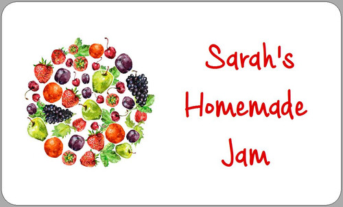 Jam pot jar stickers - pot,