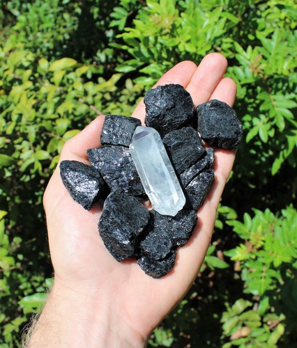 Raw black tourmaline - 4,