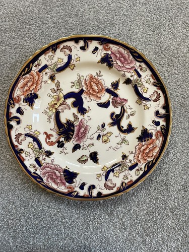 Masons blue mandalay plate - masons,