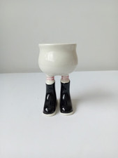 Carlton Ware Walking Ware Egg cup with Black Wellington Boots