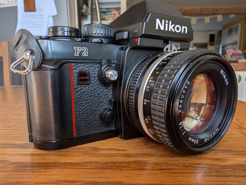 Nikon slr film camera - f3, with