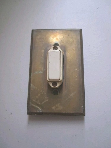 Vintage brass light - brass, switch