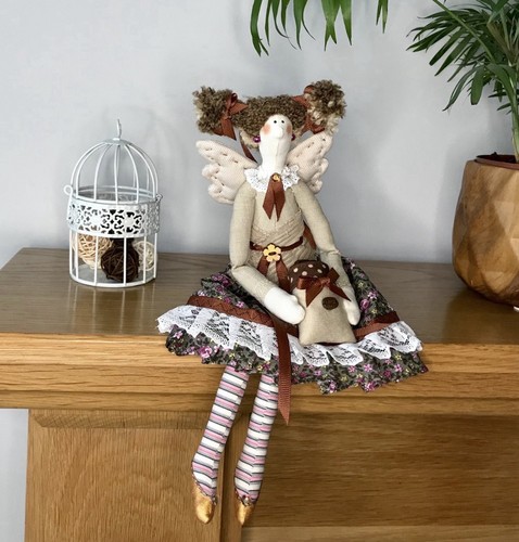 Handmade tilda doll 13 - ☕️,