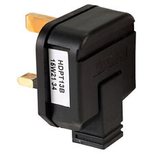 Masterplug Plug 13A Thermoplastic - Black