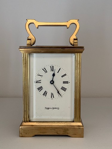 Mappin webb brass carriage - mappin, &